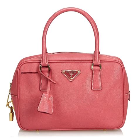 prada bauletto handbag saffiano pink|Prada bag re edition.